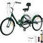 VEVOR Tricycle Adult 26’’ Wheels Adult Tricycle 7-Speed 3 Wheel Bikes For Adults Three Wheel Bike For Adults Adult Trike Adult Folding Tricycle Foldable Adult Tricycle 3 Wheel Bike Trike For Adults