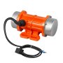 VEVOR concrete vibrator, orange body, silver ends, attached black power cord