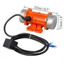 Concrete Vibrator, Motor Vibrating Motor 110V 100W 3-Phase 3600rpm AC Motor