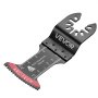 VEVOR 110PCS Oscillating Saw Blades, Universal Quick Release Multi Tool Blades Kits, 4 Types Oscillating Multitool Blades for Wood Plastic Metal, Compatible with Dewalt Ryobi Milwaukee Bosch Craftsman