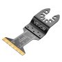 VEVOR 110PCS Oscillating Saw Blades, Universal Quick Release Multi Tool Blades Kits, 4 Types Oscillating Multitool Blades for Wood Plastic Metal, Compatible with Dewalt Ryobi Milwaukee Bosch Craftsman