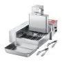 VEVOR Commercial Automatic Donuts Machine, 4 Rows Donuts Making Equipment, 240 pcs/hour Electric High Power Doughnut Maker, Stainless Steel Frying Auto Fryer, with Intelligent Control