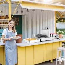 Commercial Automatic Donuts Making Machine Doughnut Maker 6 Rows 360 PCS/H