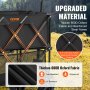 VEVOR Foldable Double Decker Wagon, 400L Collapsible Wagon Cart with All-Terrain Wheels, Heavy Duty Folding Wagon Cart 350-450 lb Weight Capacity for Camping, Shopping, Garden, 52" Extra Long Extender