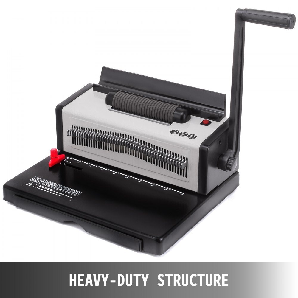 VEVOR Electric Inserting Punching Spiral Binding Machine 4:1 Pitch 46 Holes