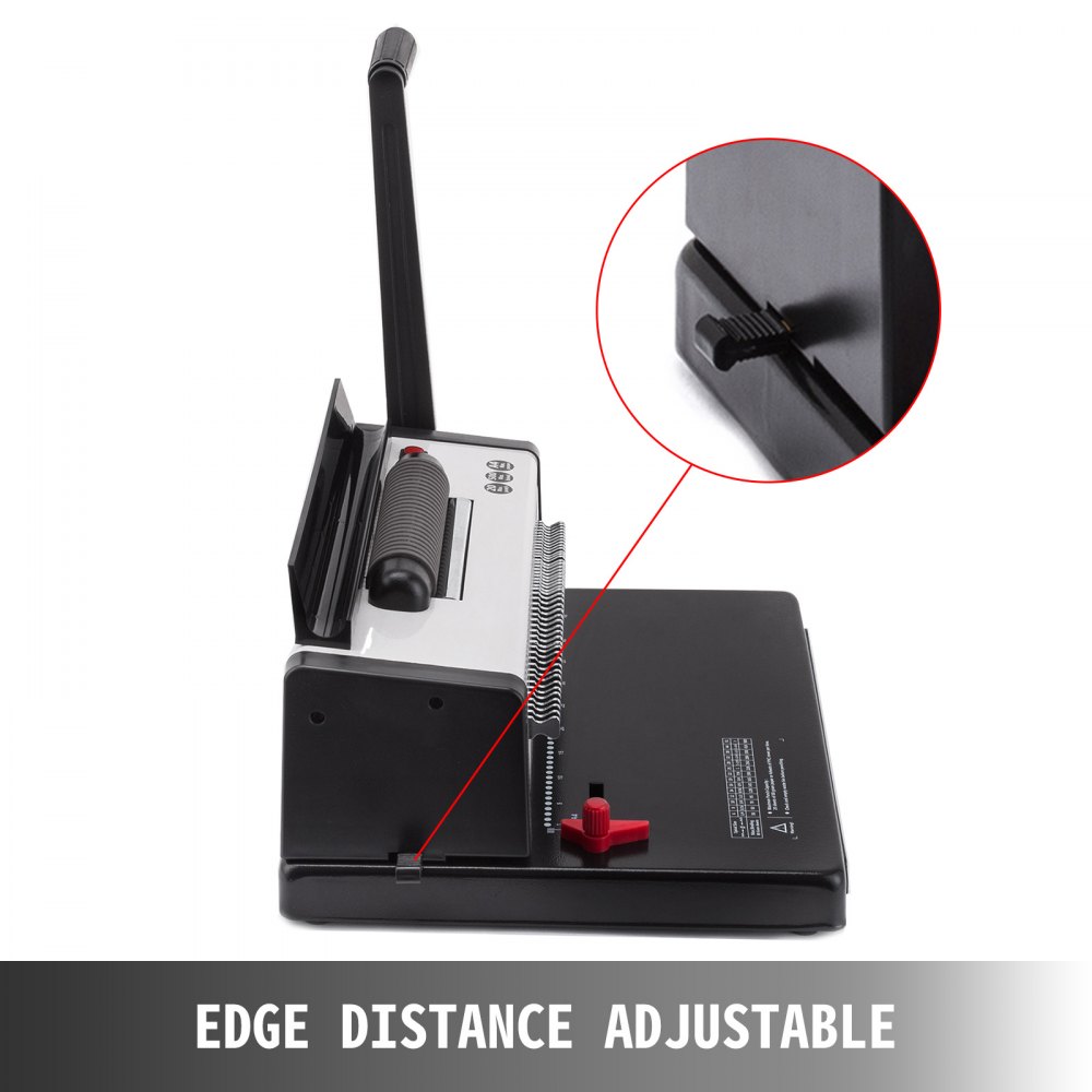 VEVOR Electric Inserting Punching Spiral Binding Machine 4:1 Pitch 46 Holes