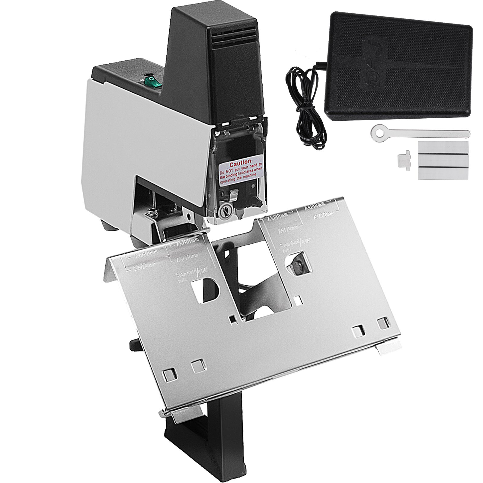 VEVOR Electric Stapler Rapid 106 Automatic Saddle Binding Machine Heavy Duty Flat and Book Binding Machine 2-50 Sheet 110V