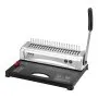 VEVOR binding machine with manual lever, silver body, and black base for office use.