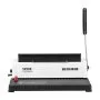 VEVOR binding machine with 34-hole punch, adjustable handle, and a4 paper compatibility.