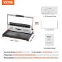 VEVOR Coil Spiral Binding Machine, Manual Book Maker 34-Holes Binding 120 Sheets, Punch Binder with Adjustable 3/16" - 9/16" Coil Binding Spines and Side Margin, for Letter Size, A4, A5