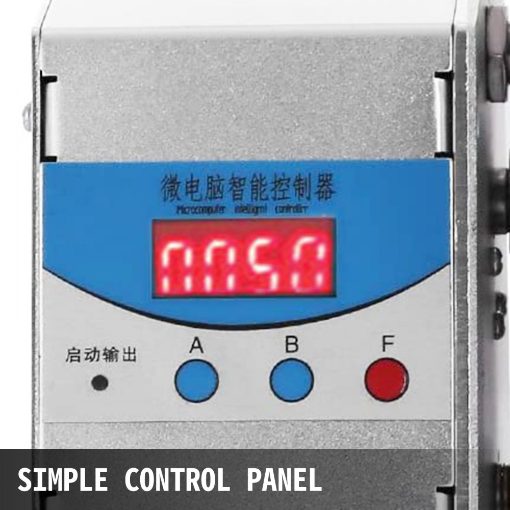 VEVOR Label Rewinder, Digital Automatic Rewinding Machine, Adjustable Speed 1 Core Sticker Tags Barcode Rewinder, Label Printing Machine for Office Warehouse Production line（110V）