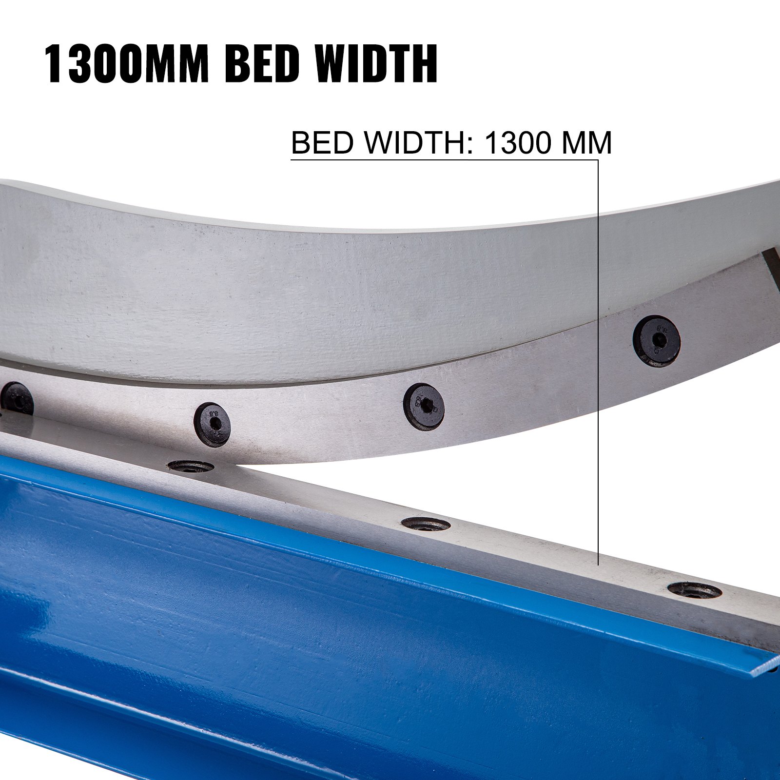 Vevor Metal Sheet Lever Hand Guillotine Shear Cutter 1300mm W/ Curved Blade