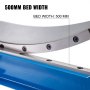 Vevor Metal Sheet Lever Hand Guillotine Shear Cutter 500mm W/ Curved Blade