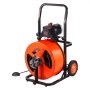 VEVOR Drain Cleaner Machine Electric Drain Auger 30.5m x 19mm Auto Feed