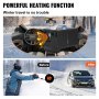 VEVOR Diesel Air Heater, 8KW Parking Heater, All in One 12V Truck Heater, One Outlet Hole, with Black LCD, Remote Control, Fast Heating Diesel Heater, For RV Truck, Boat, Bus, Car Trailer, Motorhomes