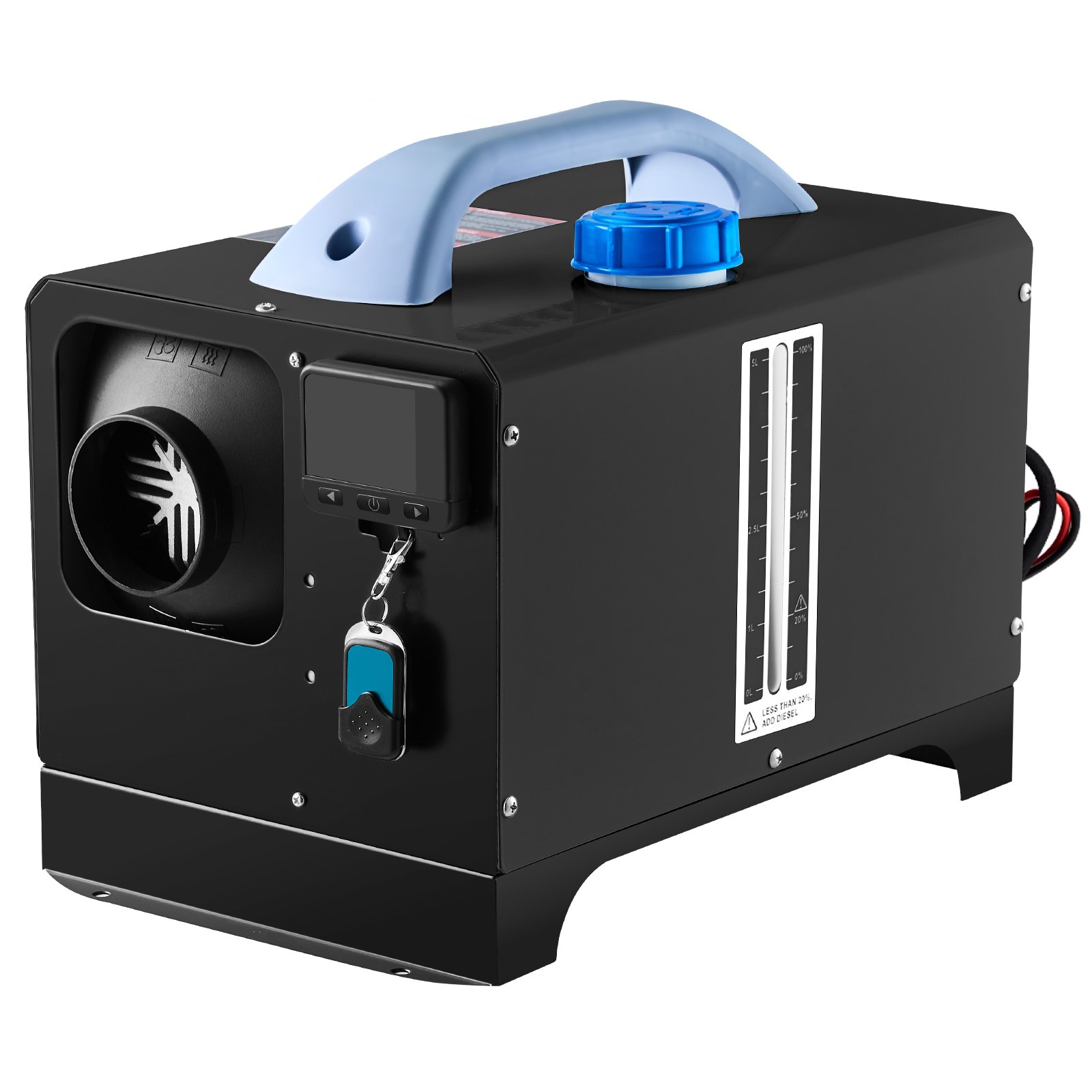 VEVOR Diesel Air Heater 8KW, All in One 12V Truck Heater, Parking Heater with Black LCD, Remote Control, Fast Heating Diesel Heater for RV Truck, Boat, Bus, Car Trailer, Motorhomes