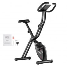 Bicicleta estática plegable VEVOR Bicicleta estática de fitness Bicicleta vertical para ciclismo en interiores