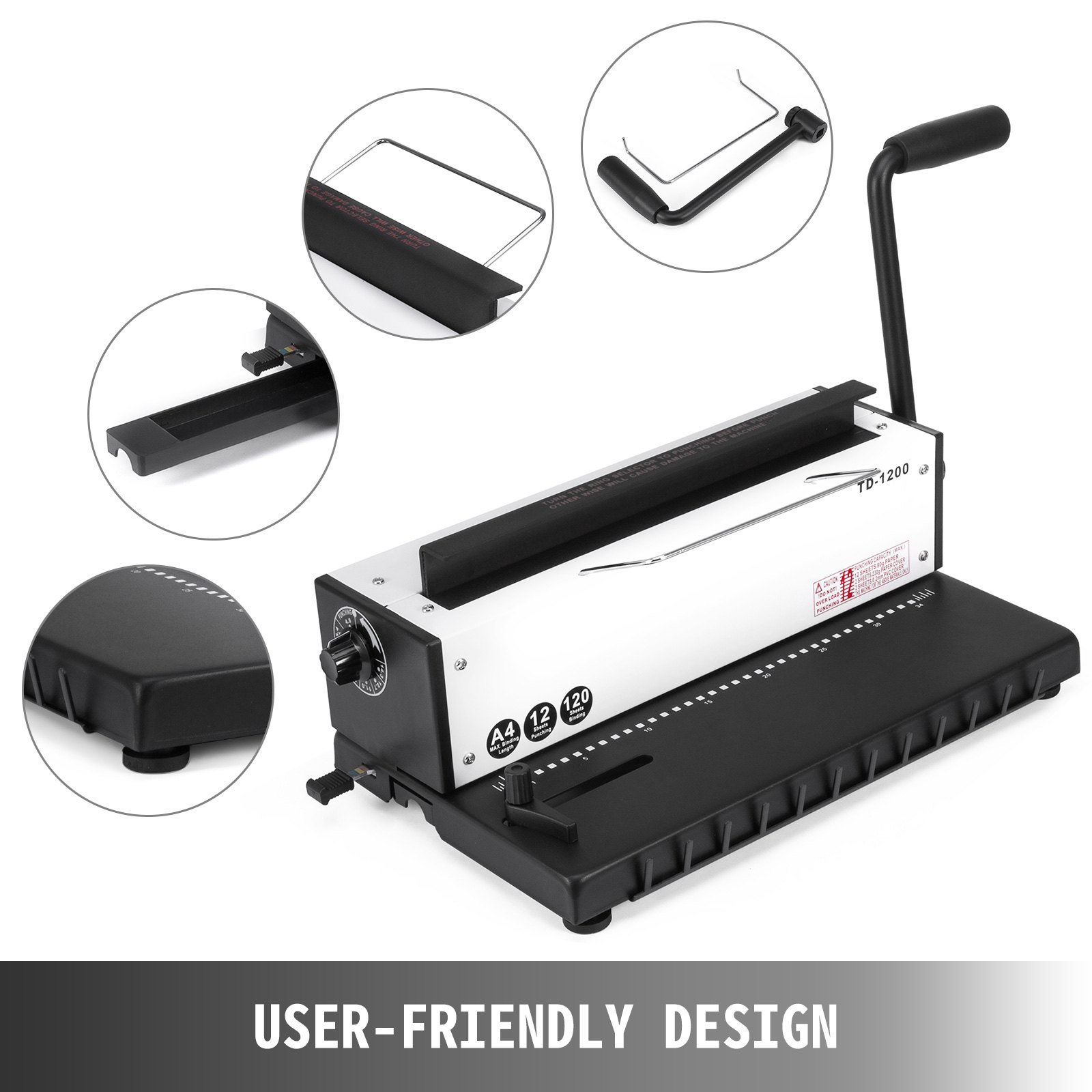 Plastic Spiral Coil Insert Binding Machine Binder Manual