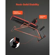 Roman Chair Back Extension Hyperextension Bench Adjustable Foldable Home Gym