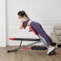 VEVOR multifunksjonell vektbenk for fullkroppstrening, romersk stol hyperextensjonsbenk, 660 lbs justerbar forlengelsesutstyr for ryggarm kjerne mageøvelse, sit up treningsmaskin for hjemmegym