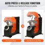 VEVOR Hat Hőprés Auto Cap Heat Press 3 fűtőpárna Szublimációs átvitel