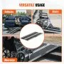 VEVOR Portable Wheelchair Ramp, 152 cm 363 kg Capacity, Non-Slip Aluminum Folding Threshold Ramp, Foldable Mobility Scooter Ramp Wheel Chair Ramp, Handicap Ramp for Home Steps, Stairs, Doorways, Curbs