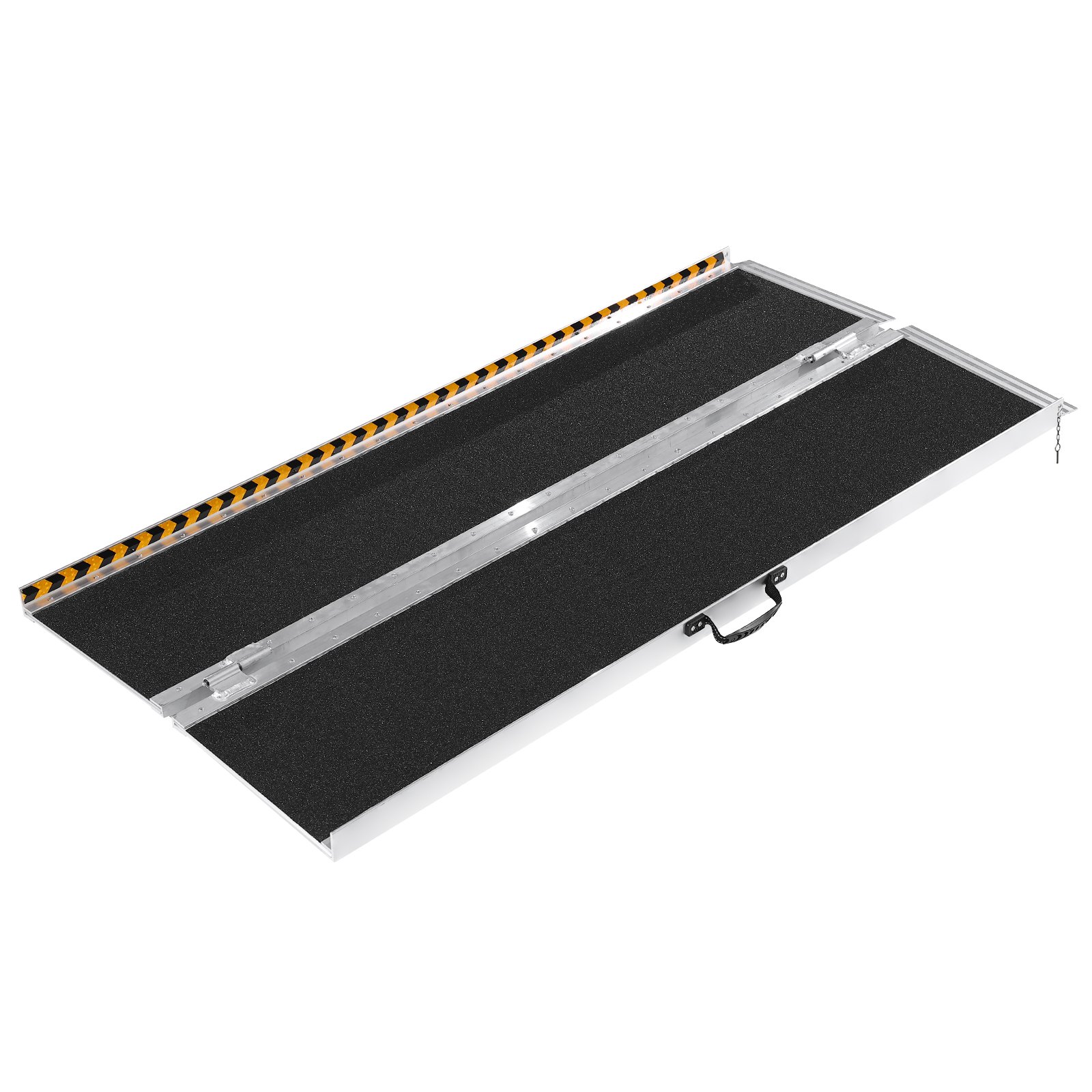 VEVOR Portable Wheelchair Ramp, 6 ft 800 lbs Capacity, Non-Slip Aluminum Folding Threshold Ramp, Foldable Mobility Scooter Ramp Wheel Chair Ramp, Handicap Ramp for Home Steps, Stairs, Doorways, Curbs