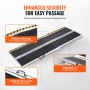 VEVOR Portable Wheelchair Ramp, 7 ft 800 lbs Capacity, Non-Slip Aluminum Folding Threshold Ramp, Foldable Mobility Scooter Ramp Wheel Chair Ramp, Handicap Ramp for Home Steps, Stairs, Doorways, Curbs