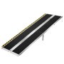 VEVOR Portable Wheelchair Ramp, 2440 mm, Non-Slip Aluminum Folding Handicap Ramp for Wheelchair, 800 lbs Capacity, Door Threshold Ramps for Home Steps, Stairs, Entry, Threshold, Doorways, Scooter