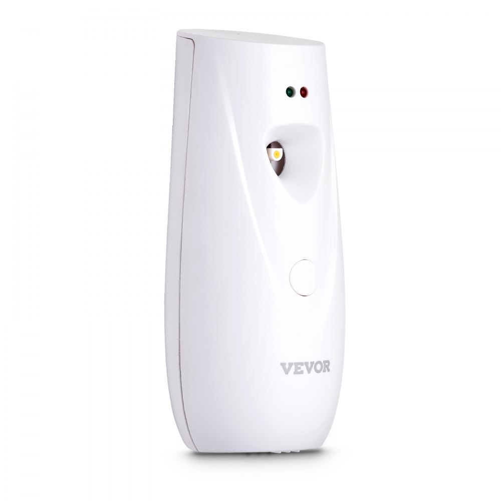 VEVOR Automatic Air Freshener Spray Dispenser, 2-Pack, Wall Mounted or Free Standing, Battery Operated, Multiple Time Settings for Home, Indoor, Bathrooms, Offices, Hotels, Commercial Places, White