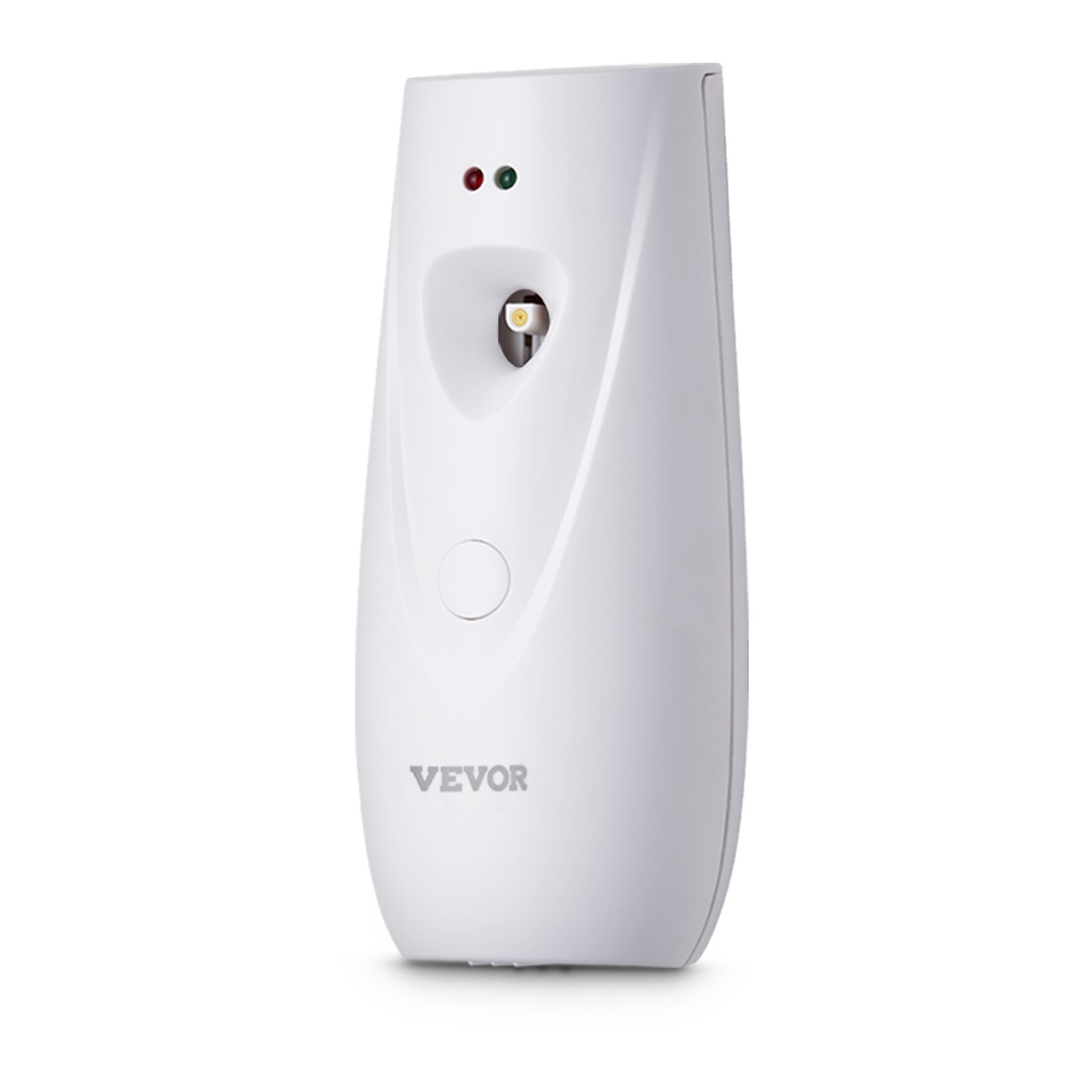 VEVOR Automatic Air Freshener Spray Dispenser, 2-Pack, Wall Mounted or Free Standing, Battery Operated, Multiple Time Settings for Home, Indoor, Bathrooms, Offices, Hotels, Commercial Places, White