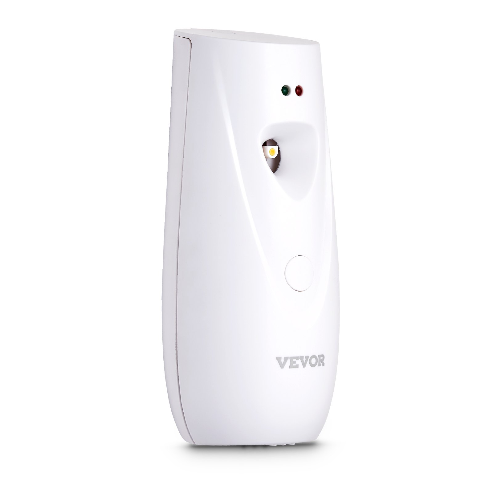 VEVOR Automatic Air Freshener Spray Dispenser, 2-Pack, Wall Mounted or Free Standing, Battery Operated, Multiple Time Settings for Home, Indoor, Bathrooms, Offices, Hotels, Commercial Places, White