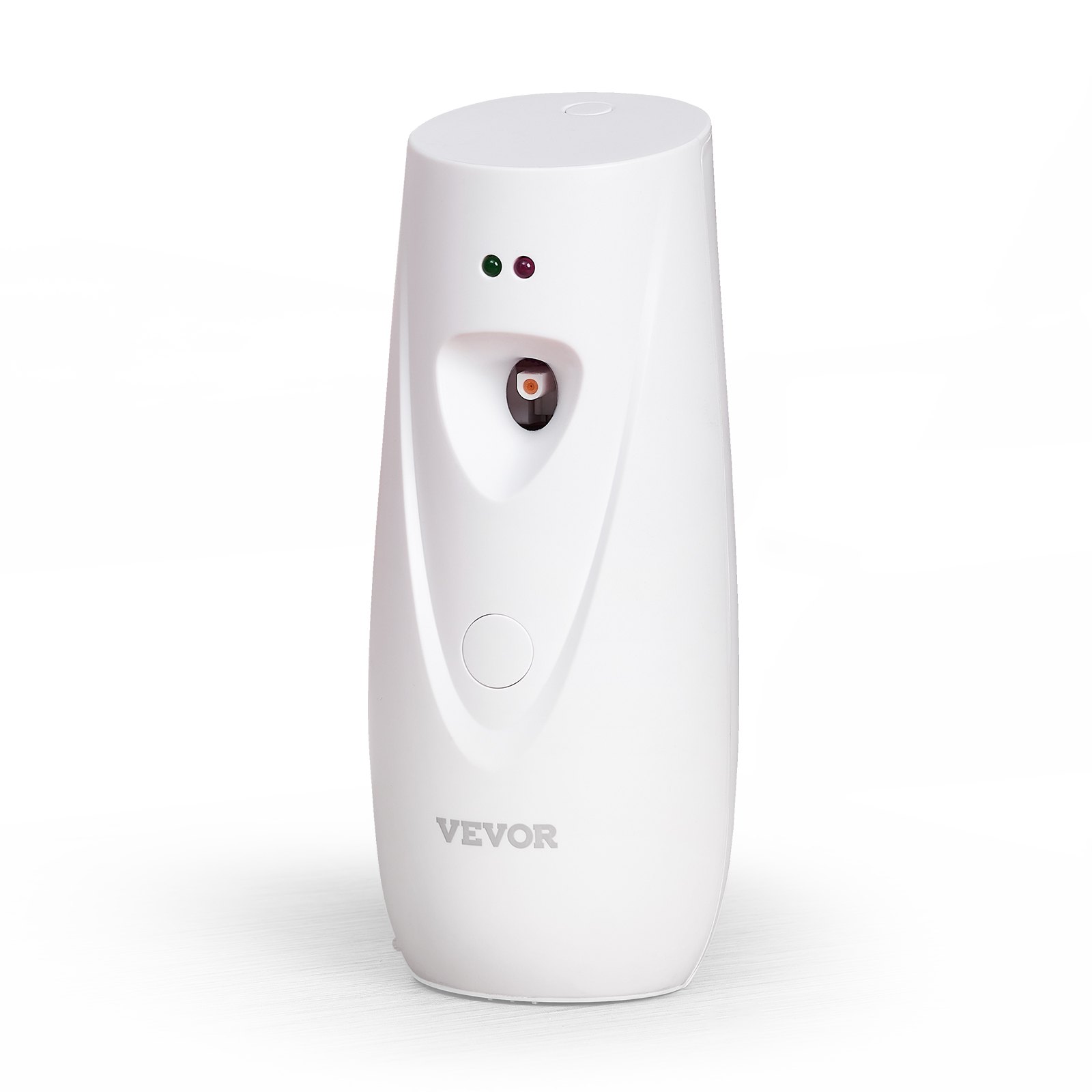 VEVOR Automatic Air Freshener Spray Dispenser, 2-Pack, Wall Mounted or Free Standing, Battery Operated, Multiple Time Settings for Home, Indoor, Bathrooms, Offices, Hotels, Commercial Places, White