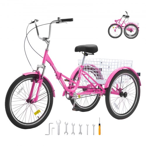 Tricycle de vélo électrique pliable à 3 roues pour adultes hors route Tricycle de vélo électrique pliable à 3 roues pour adultes hors route