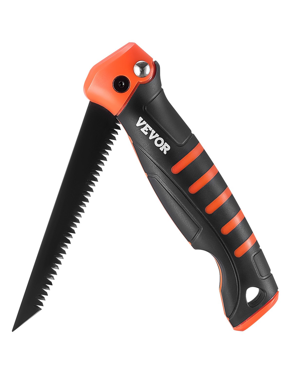VEVOR Folding Jab Saw, 5 in Foldable Jab Saw with Soft Grip Handle, Folding Drywall Saw with Triple Ground Teeth and Sharp Tip, for Drywall, Wood, PVC Pipes, Cement Board, Thin Sheets, Wall Panels
