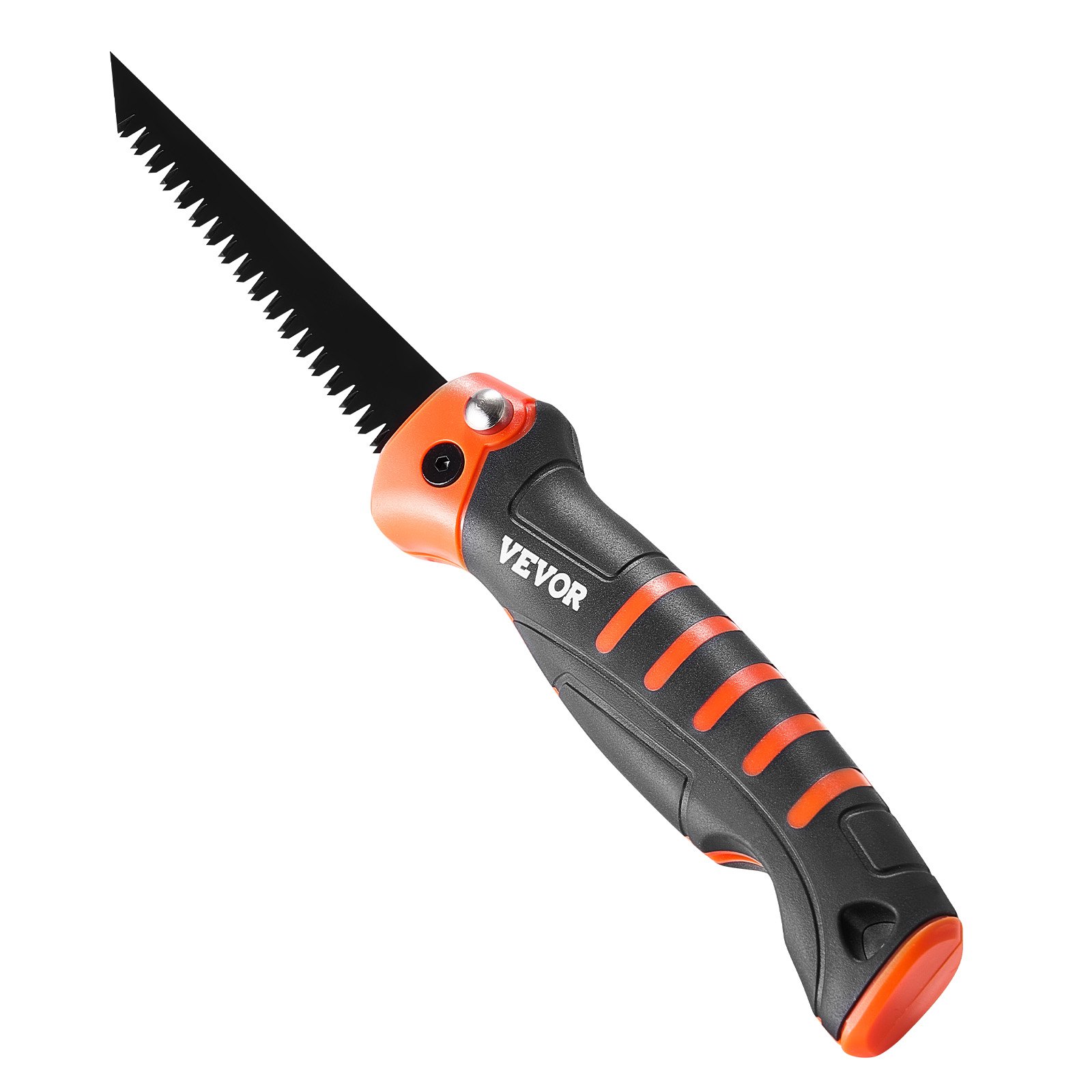 VEVOR Folding Jab Saw, 5 in Foldable Jab Saw with Soft Grip Handle, Folding Drywall Saw with Triple Ground Teeth and Sharp Tip, for Drywall, Wood, PVC Pipes, Cement Board, Thin Sheets, Wall Panels