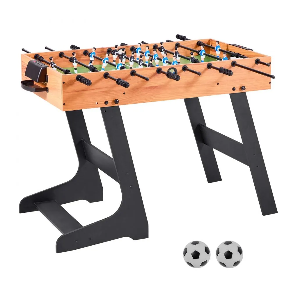 10+5 legjobb VEVOR akció - 2025.09.19. 20 VEVOR Folding Foosball Table, 106 cm Standard Size Table, Indoor Full Size Foosball Tables for Home, Family, and Game Room, Durable Soccer Set, Includes 2 Balls