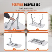 VEVOR Pet Grooming Table Two Arms with Clamp, 117cm Dog Grooming Station, Foldable Pets Grooming Stand for Medium and Small Dogs, Free Two No Sit Haunch Holder with Grooming Loop, Bearing 149.7kg