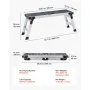 VEVOR Folding Work Platform, 910 x 310 mm Aluminum Step Stool, 420 mm Height, 226.8 kg Load Capacity, Heavy Duty Platform Ladder with Locks, Portable Work Bench for Painting & Maintenance & Home