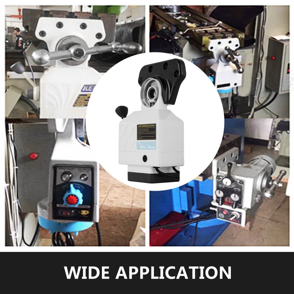 220V Power Feed Milling Machine Al-310S X-Axis Durable Power Torque 450in-lb