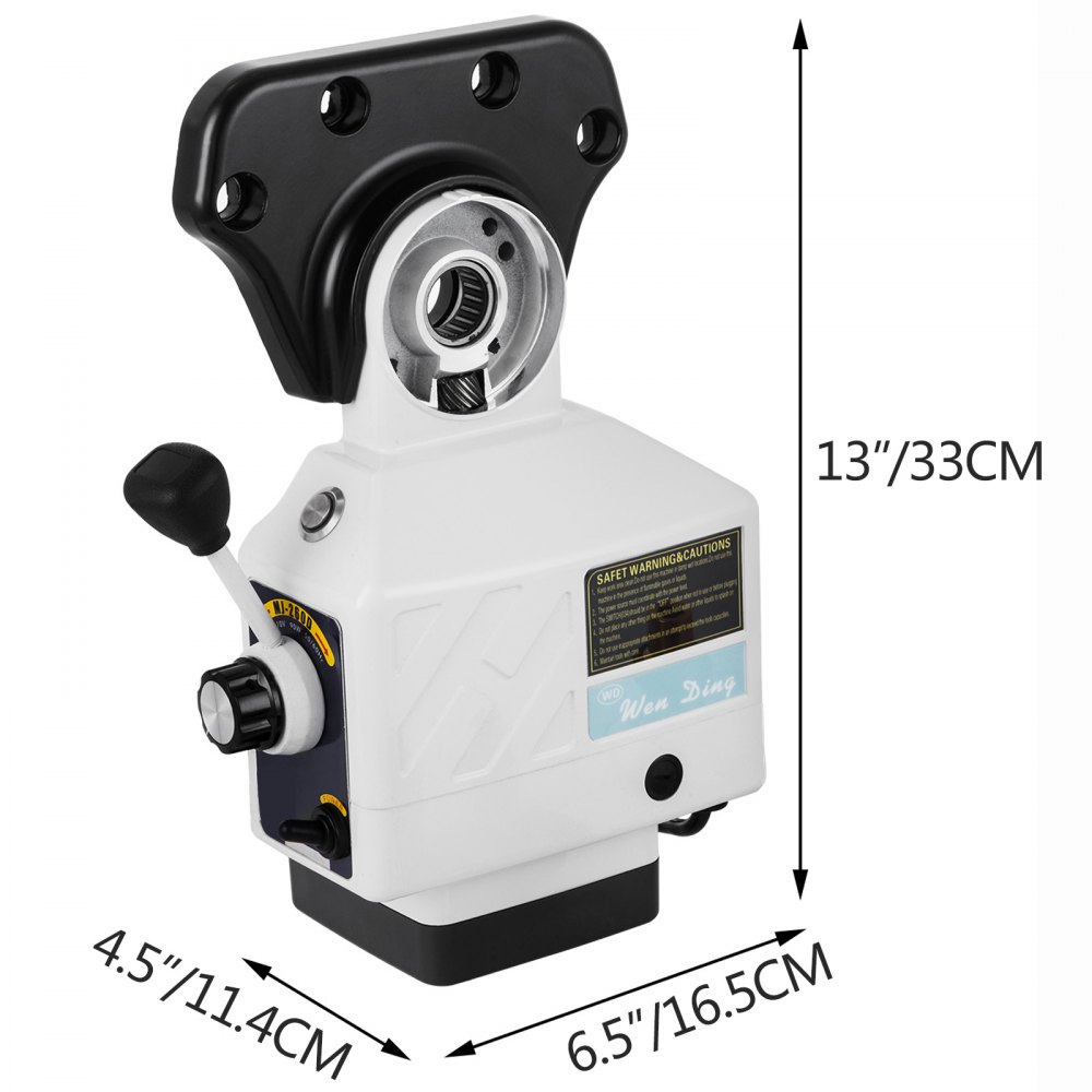 220V Power Feed Milling Machine Al-310S X-Axis Durable Power Torque 450in-lb
