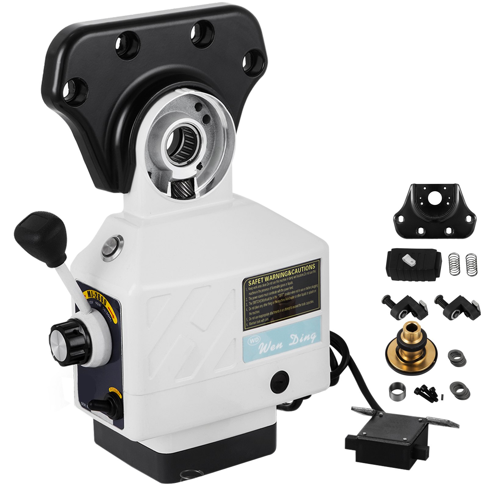 220V Power Feed Milling Machine Al-310S X-Axis Durable Power Torque 450in-lb