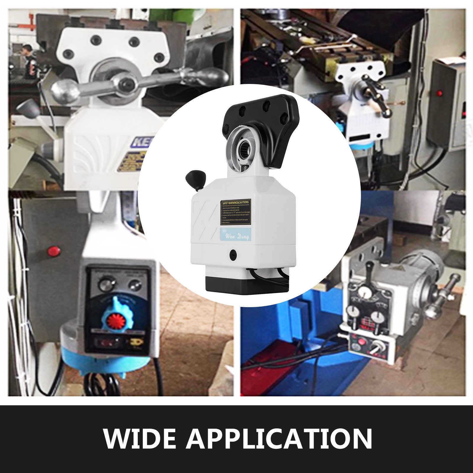 220V Power Feed Milling Machine Al-310S X-Axis Durable Power Torque 450in-lb