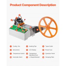 Automatic Webbing Cutting Machine Hot/Cold Ribbon Cutter with Adjustable Temps