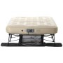 VEVOR Air Mattress with Frame, Inflatable 2 Person Camping Cot with Built-in Pump, Portable Folding Air Beds Supports 600 lbs, Blow Up Anywhere Bed for Guests Camping Travel Indoor & Outdoor Use