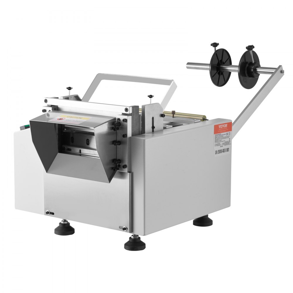 Cortadora automática de tubos termorretráctiles VEVOR, con ancho de corte de 1 mm a 180 mm y grosor de corte de 0,1 a 0,6 mm, ideal para tela no tejida, película de PVC, papel aislante y papel de aluminio.