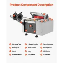 Automatic Pipe Cutting Machine 1-180mm Width for PVC Film Non-Woven Fabric
