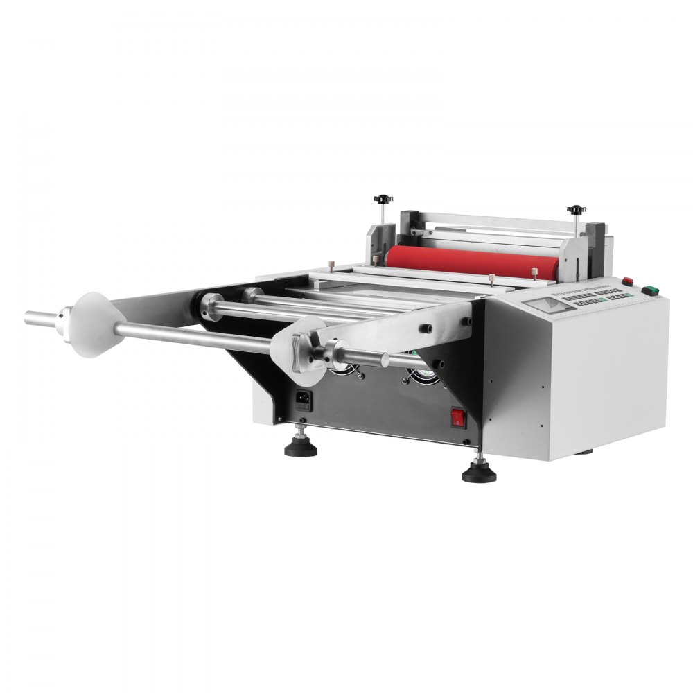 VEVOR Auto Heat-Shrink Tube Cutter, Automatic Pipe Cutting Machine with 1mm to 280mm Cutting Width, 0.1-0.6mm Cutting Thickness, Ideal for Non-Woven Fabric, PVC Film, Insulating Paper, Aluminum Foil