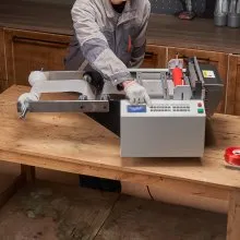 Automatic Pipe Cutting Machine 1-280mm Width for PVC Film Non-Woven Fabric