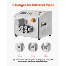 Auto Heat-Shrink Tube Cutter Automatic Pipe Cutting Machine with LCD Display